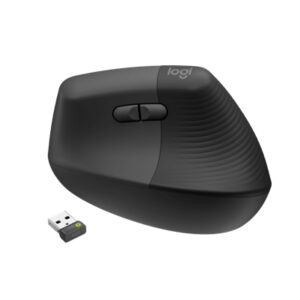 MOUSE LOGITECH OEM FOR BUSINESS ERGONOMICO VERTICALE WIRELESS USB+BLUETOOTH 4000DPI GRAFITE P/N 910-006494