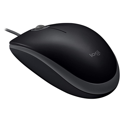 MOUSE LOGITECH OEM B110 SILENT OTTICO NERO USB 1000DPI P/N 910-005508 -GARANZIA 3 ANNI-