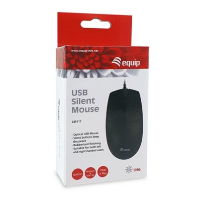 MOUSE EQUIP 245117 SILENZIOSO USB 3D
