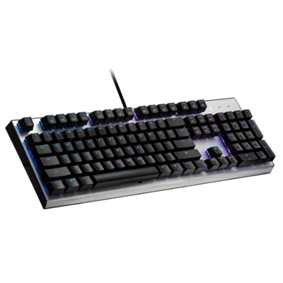 TASTIERA GAMING COOLER MASTER CK-351-SKOR1-ITCK351 WIRED USB IT-LAYOUT RGB SWITCH OTTICI COLORE SILVER/NERO