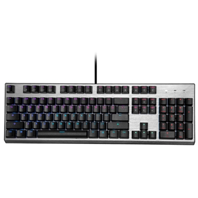 TASTIERA GAMING COOLER MASTER CK-351-SKOR1-ITCK351 WIRED USB IT-LAYOUT RGB SWITCH OTTICI COLORE SILVER/NERO