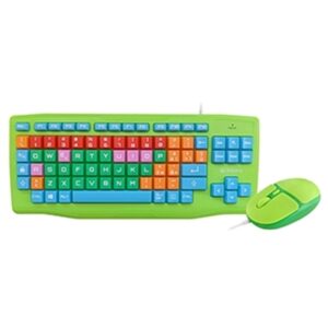 TASTIERA+MOUSE USB ATLANTIS E13-K606-IT A GRANDI TASTI MORBIDI DIM.1