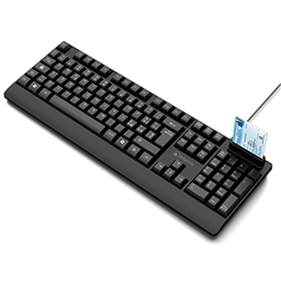TASTIERA CON LETTORE SMART CARD ATLANTIS P013-K810S COLORE NERO - CAVO 150CM FINO:30/06