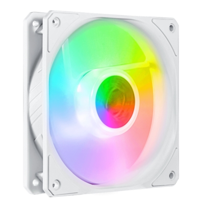 VENTOLA X CABINET COOLER MASTER MFX-B2DW-183PA-R1 SIKLEFLOW 120 ARGB WHITE 3IN1 120X120X25MM ADDRESSABLE RGB 12V-DC CONF. 3PZ