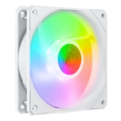 VENTOLA X CABINET COOLER MASTER MFX-B2DW-18NPA-R1 SIKLEFLOW 120 WHITE ARGB 120X120X25MM ADDRESSABLE RGB 12V-DC