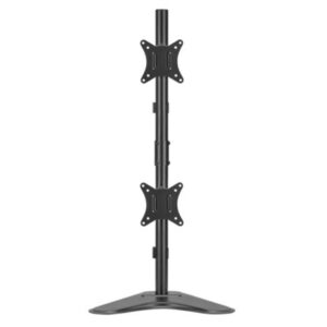 SUPPORTO X DOPPIO LCD/TV DA TAVOLO 17/32 EQUIP 650128 SUPP.FINO A 9KG - VESA: 100X100 -EAN: 4015867238462