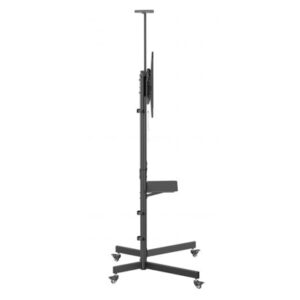 CARRELLO PORTA TV ECONOMICO37/70 EQUIP 650636 CON RIPIANO PER TELECAMERA EAN:4015867243015