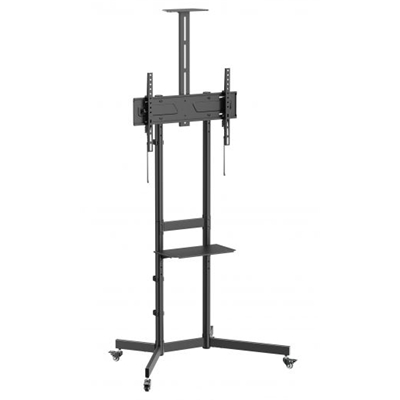 CARRELLO PORTA TV ECONOMICO37/70 EQUIP 650636 CON RIPIANO PER TELECAMERA EAN:4015867243015