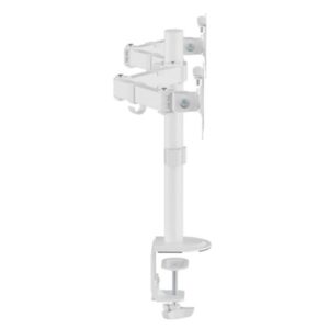 SUPPORTO X DOPPIO LCD/TV DA TAVOLO 17/32 EQUIP 650167SUPP.FINO A 9KG (X SCHERMO) - VESA: 100X100 -EAN: 4015867237632