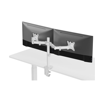 SUPPORTO X DOPPIO LCD/TV DA TAVOLO 17/32 EQUIP 650167SUPP.FINO A 9KG (X SCHERMO) - VESA: 100X100 -EAN: 4015867237632