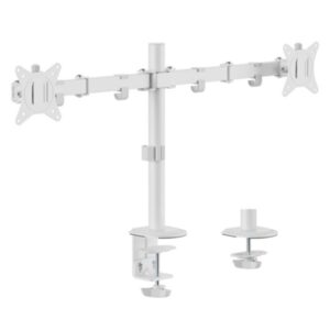 SUPPORTO X DOPPIO LCD/TV DA TAVOLO 17/32 EQUIP 650167SUPP.FINO A 9KG (X SCHERMO) - VESA: 100X100 -EAN: 4015867237632
