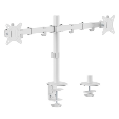 SUPPORTO X DOPPIO LCD/TV DA TAVOLO 17/32 EQUIP 650167SUPP.FINO A 9KG (X SCHERMO) - VESA: 100X100 -EAN: 4015867237632