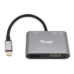 ADATTATORE MULTIFUNZIONALE EQUIP 133483 USB-C 5 IN 1- EAN: 4015867227589