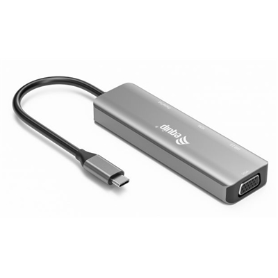 ADATTATORE EQUIP 133485 DA USB-C A HDMI/DISPLAYPORT/VGA/USB - EAN: 4015867227640