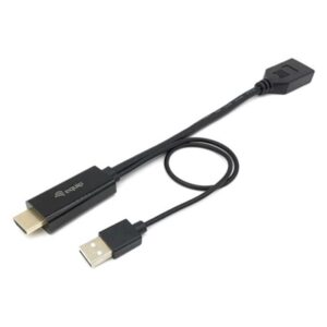 ADATTATORE HDMI A DISPLAYPORT EQUIP 119039 M/F USB TYPE A M RISOL.MAX 3840X2160 PIXEL- EAN:4015867226742