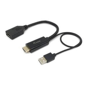 ADATTATORE HDMI A DISPLAYPORT EQUIP 119039 M/F USB TYPE A M RISOL.MAX 3840X2160 PIXEL- EAN:4015867226742