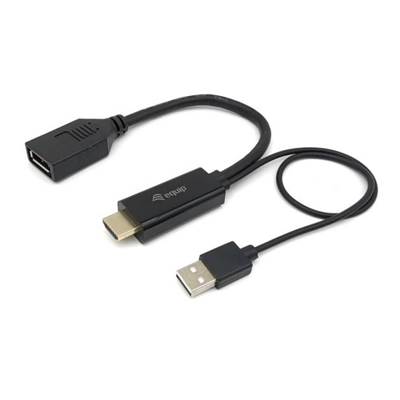 ADATTATORE HDMI A DISPLAYPORT EQUIP 119039 M/F USB TYPE A M RISOL.MAX 3840X2160 PIXEL- EAN:4015867226742