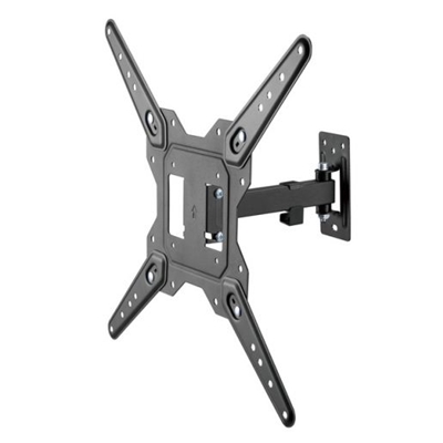 STAFFA X LCD/TV A MURO EQUIP 650412 X TV DA 23-55-SUPP.FINO A 30KG-GIREVOLE ED INCLINABILE - EAN: 4015867238417
