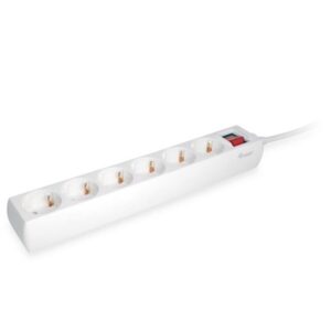MULTIPRESA 6P EQUIP 245552 CON INTERRUTTORE ON/OFF ILLUMINATO- CAVO 1.5MT - EAN: 4015867222041