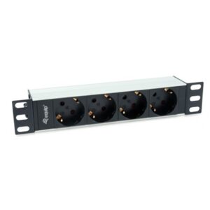 STRISCIA MULTIPRESA TEDESCA 4P EQUIP 333311 PER RACK 10-EAN: 4015867223093