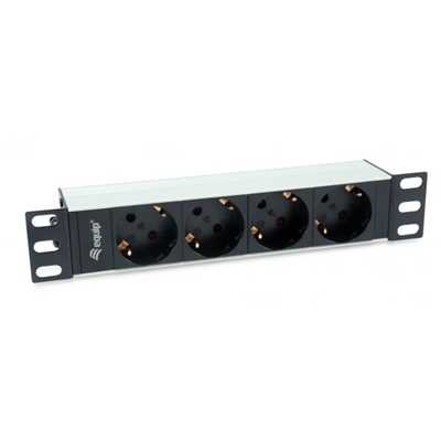 STRISCIA MULTIPRESA TEDESCA 4P EQUIP 333311 PER RACK 10-EAN: 4015867223093
