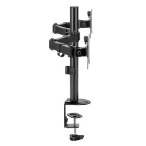 STAFFA X MONITOR DA TAVOLO (ARTICOLATO) 17-32 EQUIP 650157 SUPP.FINO A 9KG A SCHERMO - VESA FINO A 100X100 ROTAZIONE 360 -