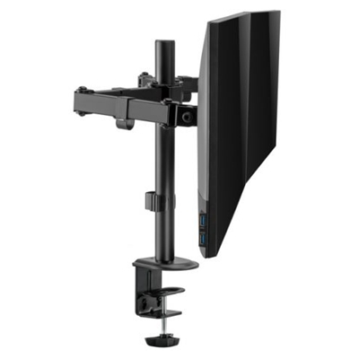 STAFFA X MONITOR DA TAVOLO (ARTICOLATO) 17-32 EQUIP 650157 SUPP.FINO A 9KG A SCHERMO - VESA FINO A 100X100 ROTAZIONE 360 -