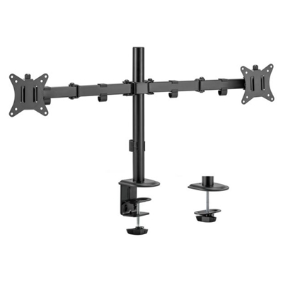 STAFFA X MONITOR DA TAVOLO (ARTICOLATO) 17-32 EQUIP 650157 SUPP.FINO A 9KG A SCHERMO - VESA FINO A 100X100 ROTAZIONE 360 -