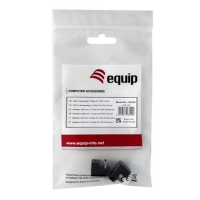 ADATTATORE USB-C U EQUIP 133476 10GBPS-PD 100W (CONFEZIONE DA 2)- EAN: 4015867238202