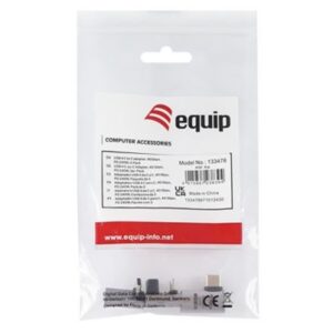 ADATTATORE USB4C A C EQUIP 133478 40GBPS-PD 240W (CONFEZIONE DA 3)- EAN: 4015867238394