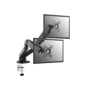 SUPPORTO X DOPPIO MONITOR DA TAVOLO 13-32 EQUIP 650121 SUPP.FINO A 9KG - VESA FINO A 100X100 ROTAZIONE 360 -