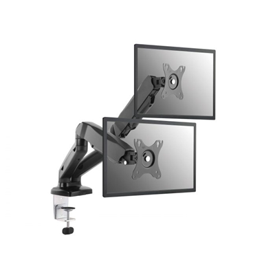 SUPPORTO X DOPPIO MONITOR DA TAVOLO 13-32 EQUIP 650121 SUPP.FINO A 9KG - VESA FINO A 100X100 ROTAZIONE 360 -