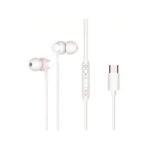 AURICOLARI IN-EAR USB-C CONCEPTRONIC BRENDAN03WBIANCHI-CAVO DA 1.2MT-TELECOMANDO IN LINEA X CHIAMATE