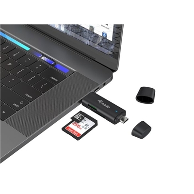 CARD READER DUAL CONNECTOR EQUIP 245462 5 GBPS- SD TF - EAN: 4015867241653