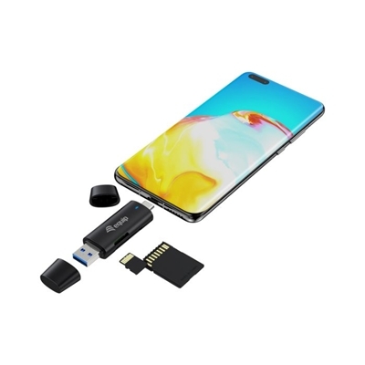 CARD READER DUAL CONNECTOR EQUIP 245462 5 GBPS- SD TF - EAN: 4015867241653