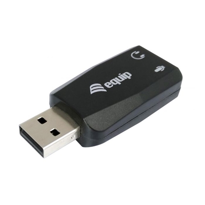 ADATTATORE AUDIO USB EQUIP 245320 PER MICROFONI-CASSE E CUFFIE