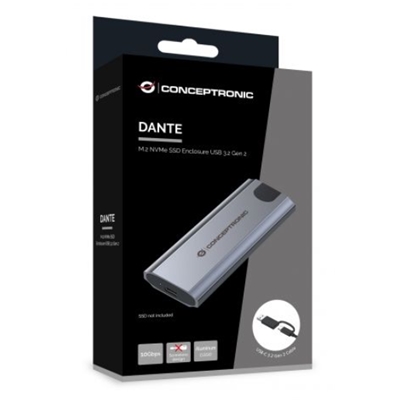 BOX EST XSSD M.2 NVME USB3.2 GEN 2 CONCEPTRONIC DANTE05G
