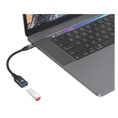 ADATTATORE USB 3.2 GEN 2 A USB-A OTG CONCEPTRONIC ABBY18B VELOCIT+Ç DI TRASF.FINO A 10GB/S- 3A