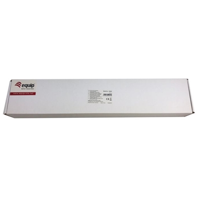 PATCH PANEL NERO NON SCHERMATO 1U EQUIP 135426 CAT.6 - 24P - DUAL IDC (LSA E 110) -EAN:4015867223079