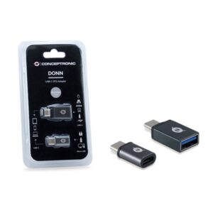 KIT ADATTATORE DA USB-C A USB-A 3.0 + ADATTATORE DA USB-C A MICRO USB CONCEPTRONIC DONN04G FUNZIONE OTG