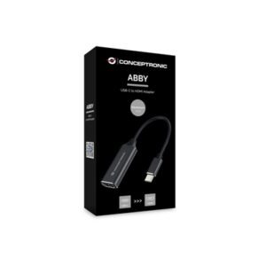 ADATTATORE DA USB-C A HDMI CONCEPTRONIC ABBY03B SUPPORTA LA RISOLUZIONE HDMI FINO A 4KX2K 30HZ