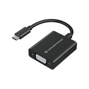ADATTATORE DA USB-C A VGA ADAPTERCONCEPTRONIC ABBY05B SUPPORTA LA RISOLUZIONEFINO A 1080P 60HZ