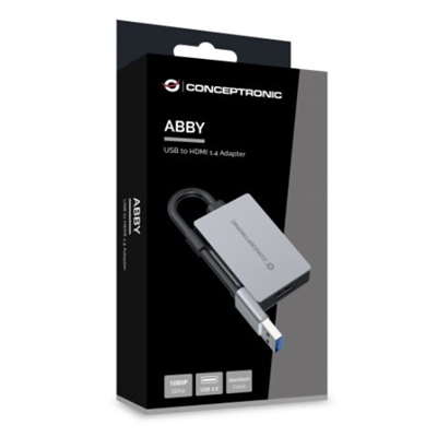 ADATTATORE USB A HDMI 1.4 CONCEPTRONIC ABBY22G 1080P 60HZ