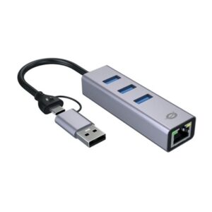 ADATTATORE DI RETEDA USB-C A TRIPLA PORTA CON HUB USB CONCEPTRONIC ABBY25G