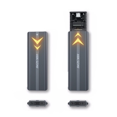BOX EST. X SSD M.2 SATA/NVME > USB3.0/USB-C HIKVISION HS-HUB-MS201 ALLUMINIO