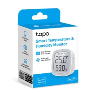 MONITOR DI TEMPERATURA ED UMIDITA SMART TP-LINK TAPO T315 ALIMENTATO A BATTERIA - DISPLAY E-INK 2.7