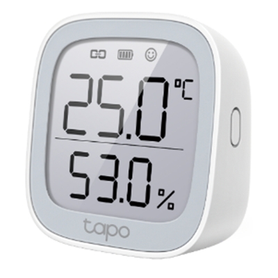 MONITOR DI TEMPERATURA ED UMIDITA SMART TP-LINK TAPO T315 ALIMENTATO A BATTERIA - DISPLAY E-INK 2.7